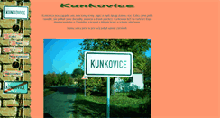 Desktop Screenshot of kunkovice.magick.cz